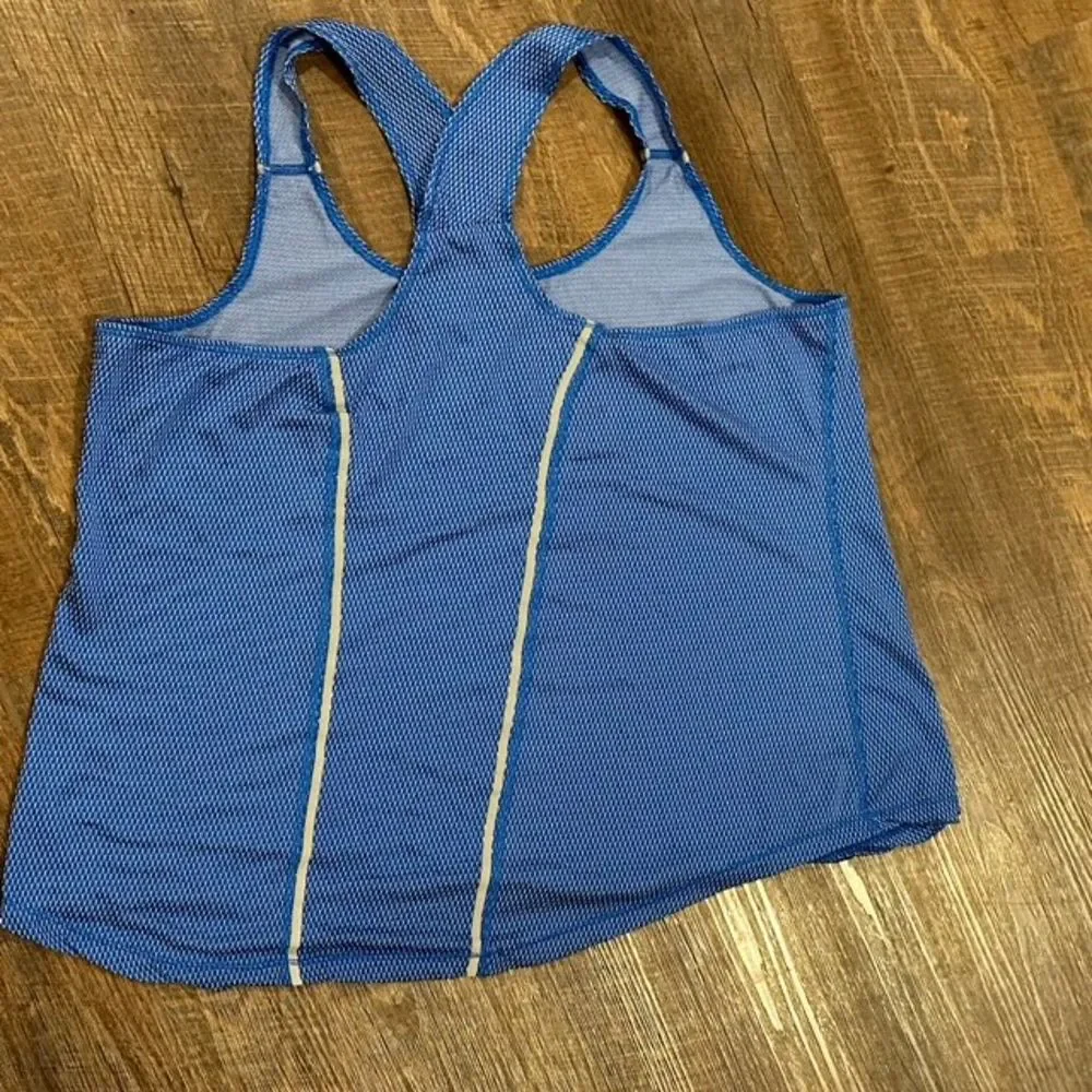 Athletic Works Women Tank Top Size XL 16-18 Royal Blue Exercise Shirt Racerback - Picture 2 of 6